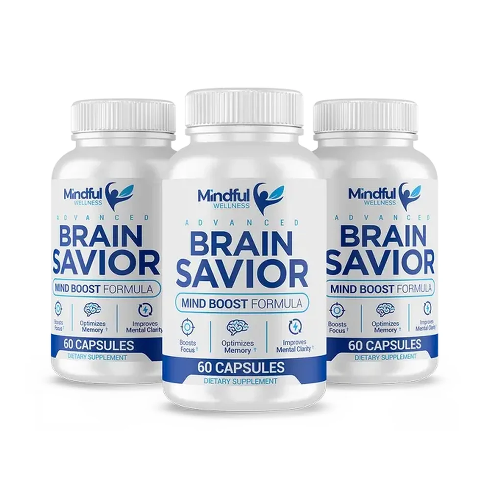 Brain Savior 3 bottles package — nootropic supplement pricing