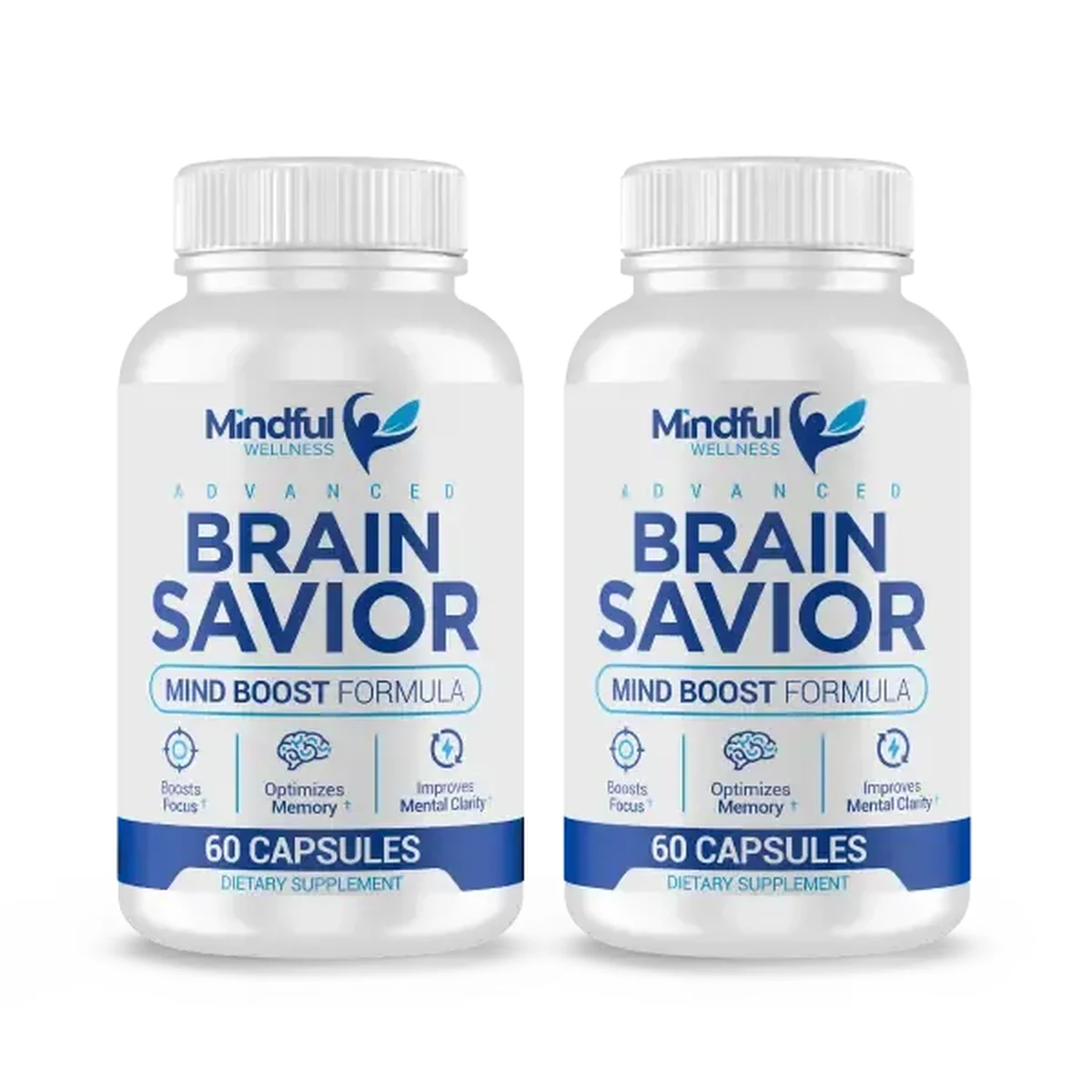 Brain Savior stimulant-free cognitive support supplement — 60 capsules